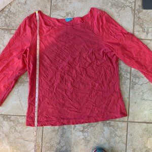 J.McLaughlin 3/4 Sleeve Boat Neck Blouses